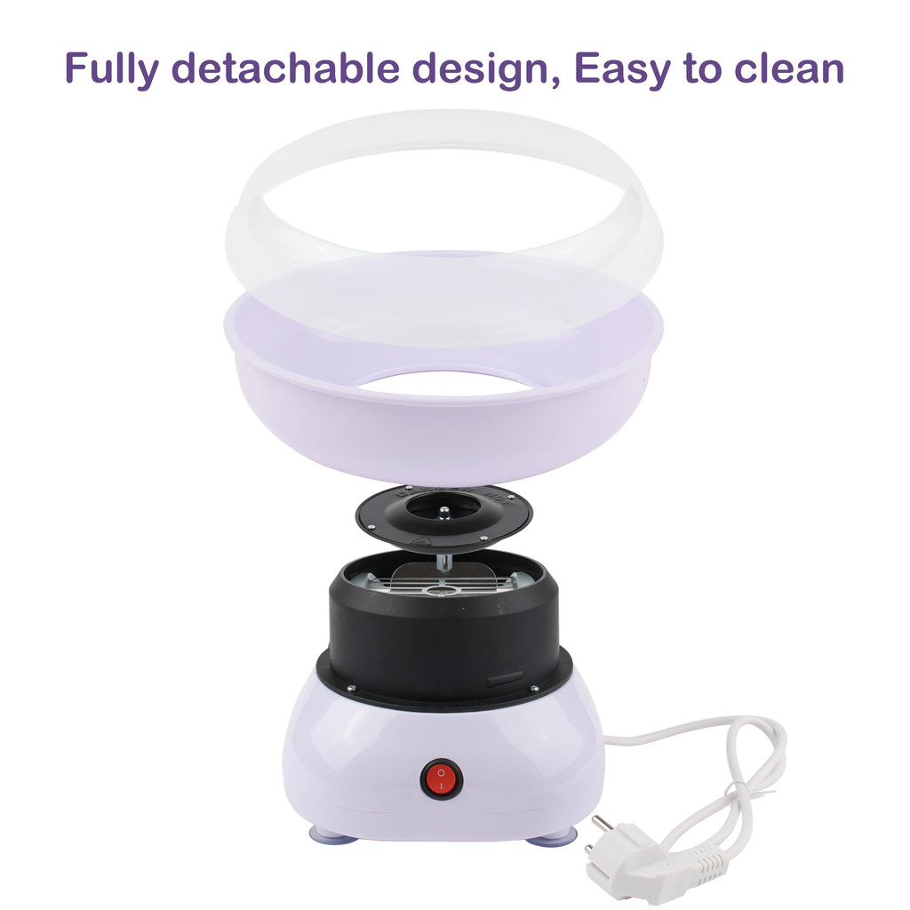 Macchina per Zucchero Filato Elettrica 110v/220v, Completamente Automatica, per Uso Domestico, Macchina per Marshmallow