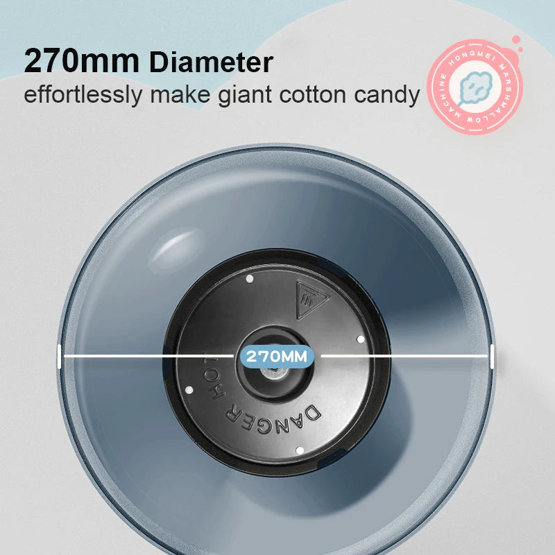 Macchina per Zucchero Filato Elettrica 110v/220v, Completamente Automatica, per Uso Domestico, Macchina per Marshmallow