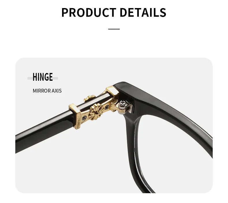 Occhiali Classici Quadrati Anti Luce Blu per Lettura, Occhiali Vintage da Vista per Uomo e Donna, Occhiali da Computer 2 Pezzi